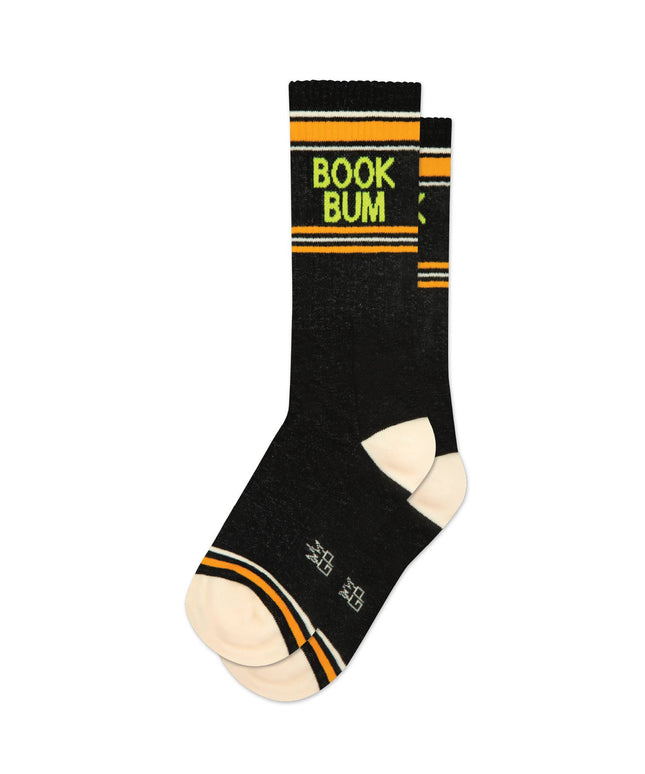 Book Bum Gym Crew Socks