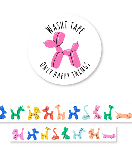 Washi Tape | Balloon Animals