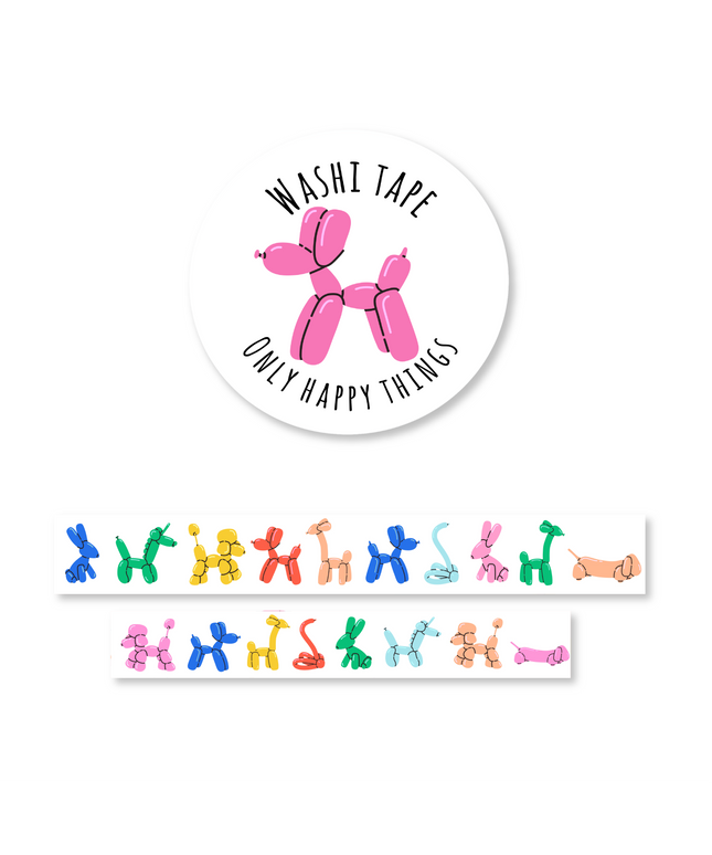 Washi Tape | Balloon Animals