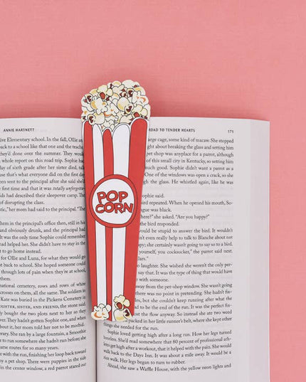 Bokmerke | Popcorn (det er die cut!)