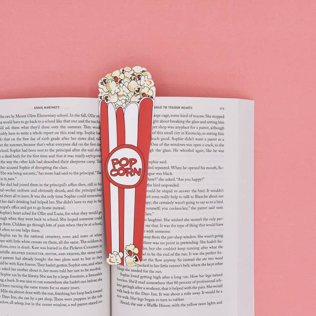 Bokmerke | Popcorn (det er die cut!)