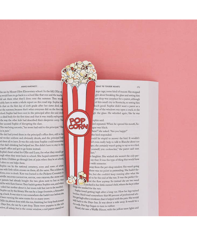 Bokmerke | Popcorn (det er die cut!)