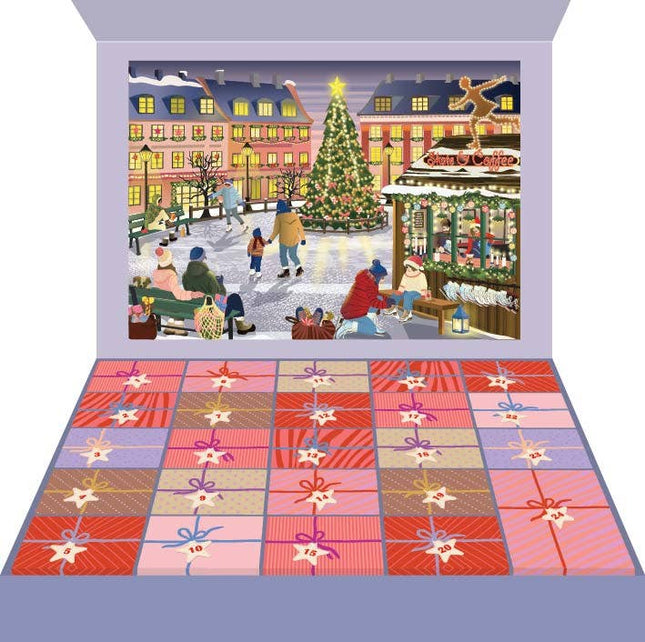 Puslespill Julekalender 1000 Brikker | Skate & Coffee