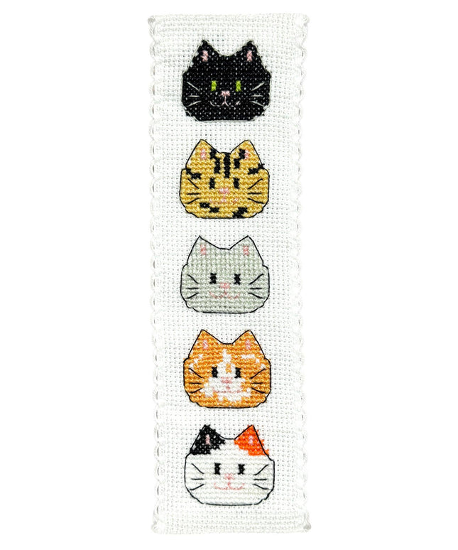 Kitty Cats Bokmerke Broderingssett