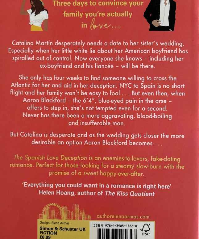 Armas, Elena: The Spanish love deception