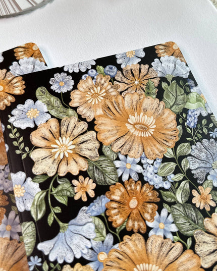 Dot Grid Notatbok | Dark Botanical