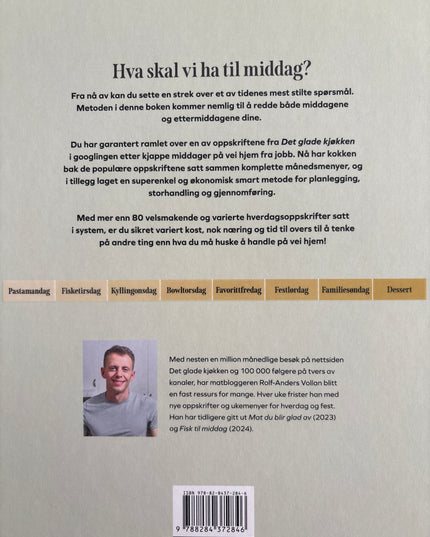 Enkle middager hele uken - Rolf-Anders Vollan (ny)