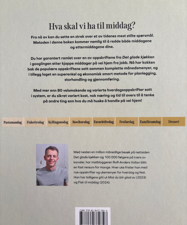 Enkle middager hele uken - Rolf-Anders Vollan (ny)