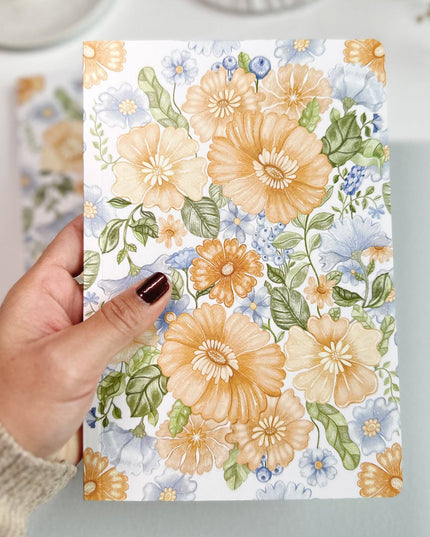 Dot Grid Notatbok | Light Botanical