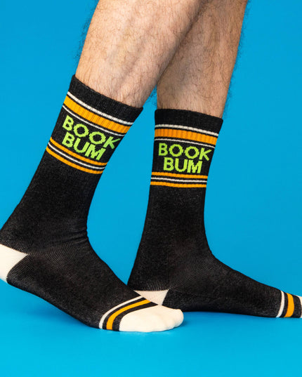 Book Bum Gym Crew Socks