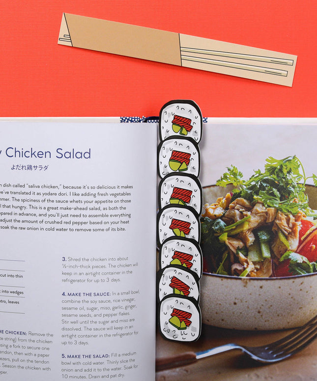 Bokmerke 2pk | 
Sushi og spisepinner (det er die cut!)