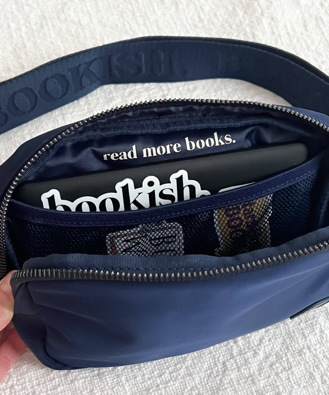 The Bookish Belt Bag: Dusty Pink