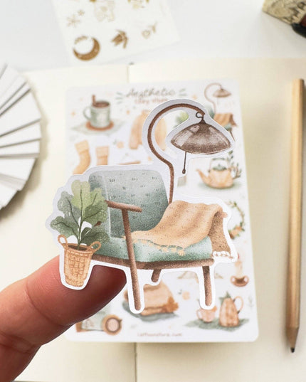 Klistremerkeark | Aesthetic Cozy Vibes