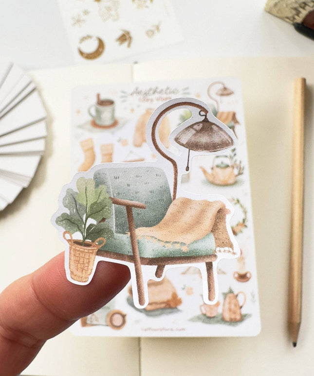 Klistremerkeark | Aesthetic Cozy Vibes