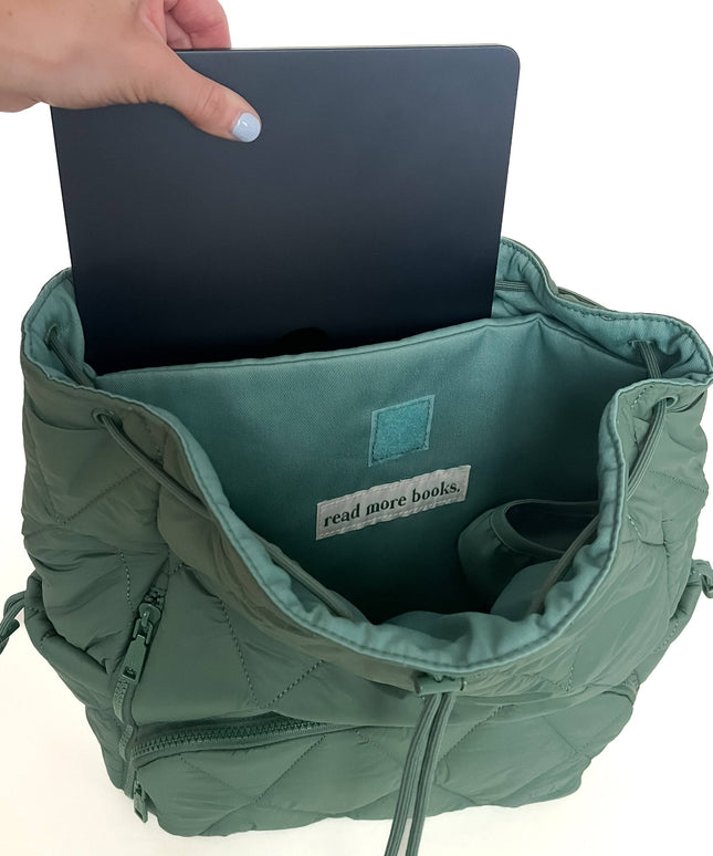 The Bookish Backpack: Green
