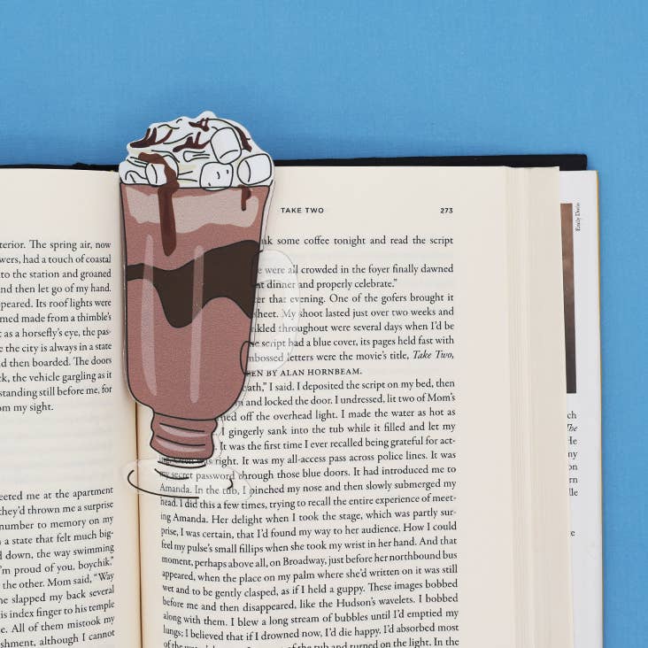 Varm Sjokolade Bokmerke (det er die cut!)