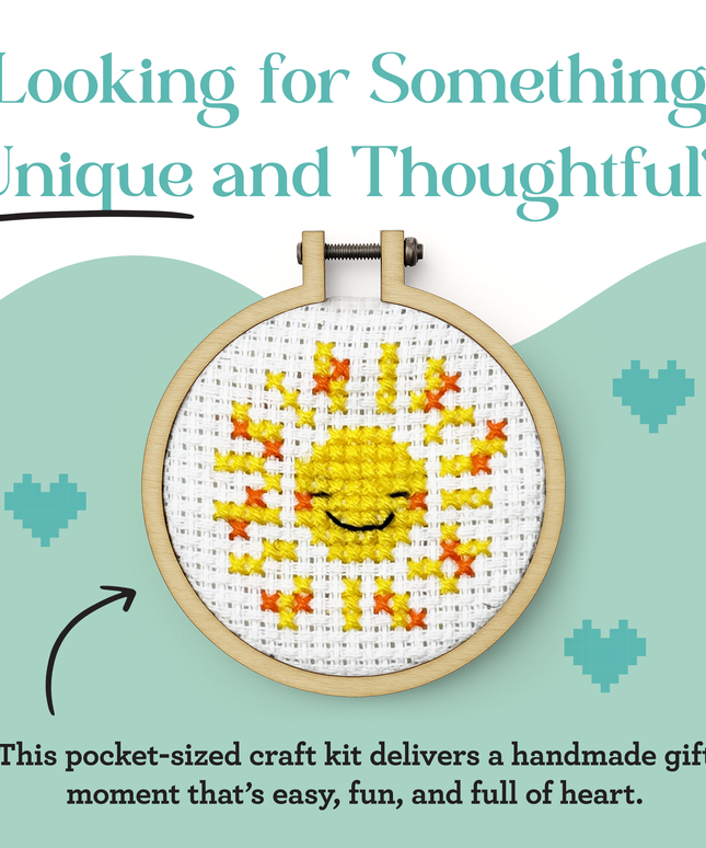 You are my Sunshine Mini Matchbox Broderingssett