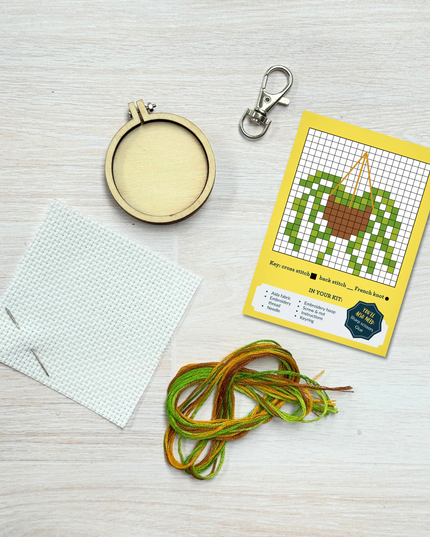 Rooting for You! Mini Matchbox Broderingssett