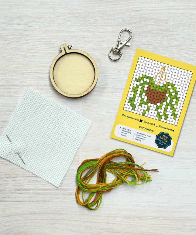 Rooting for You! Mini Matchbox Broderingssett