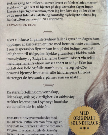 Hoover, Colleen: En vakker dag