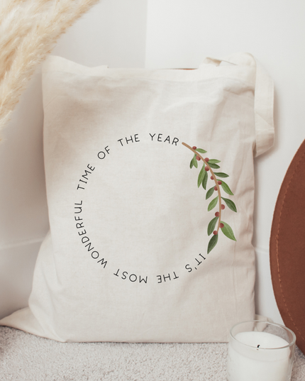Handlenett “Most wonderful time” Tote bag
