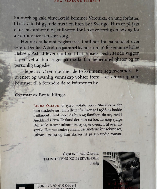 Olsson, Linda: La meg synge deg stille sanger