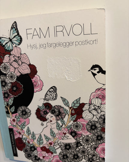 Fam Irvoll: Hysj, jeg fargelegger postkort!
