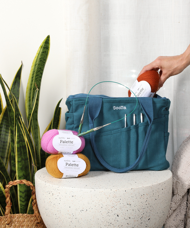 Forhåndsbestilling | Soolla Studio Artist Bag | Aquamarine | Hobbyveske | Veske for Kreative Prosjekter