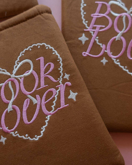 Book Lover Brodert Bokomslag / Booksleeve