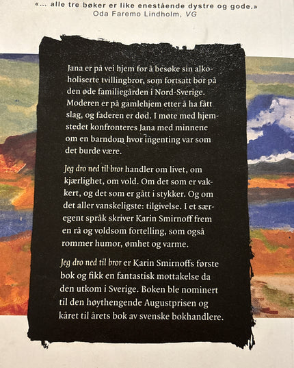 Karin Smirnoff - Jeg dro ned til bror (pocket)