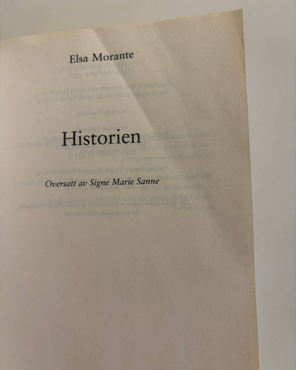 Morante, Elsa: Historien