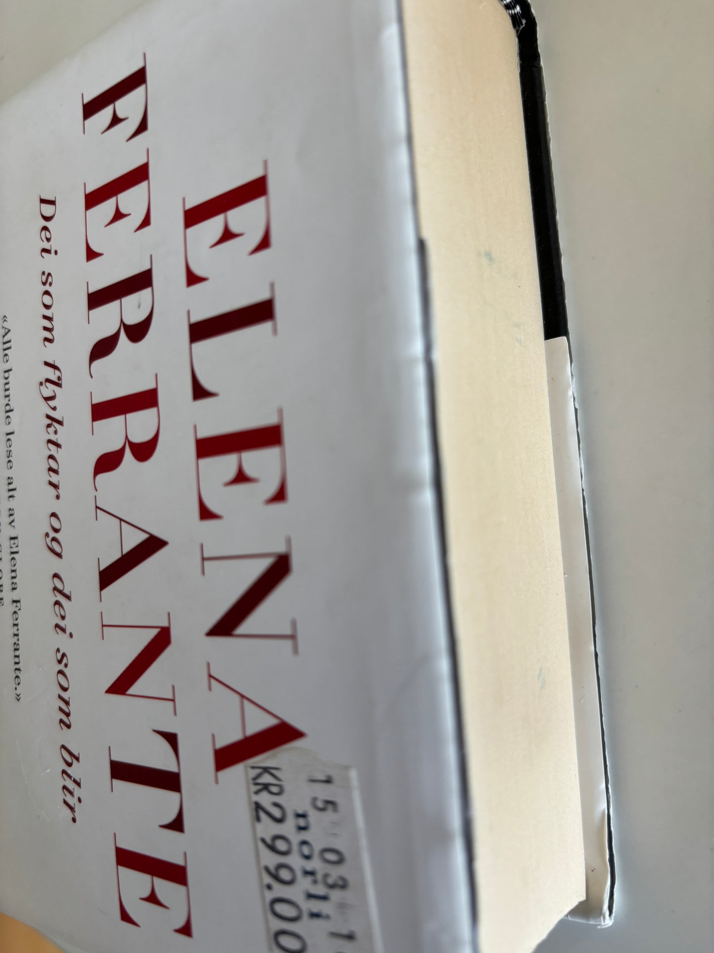Ferrante, Elena: Dei som flyktar og dei som blir