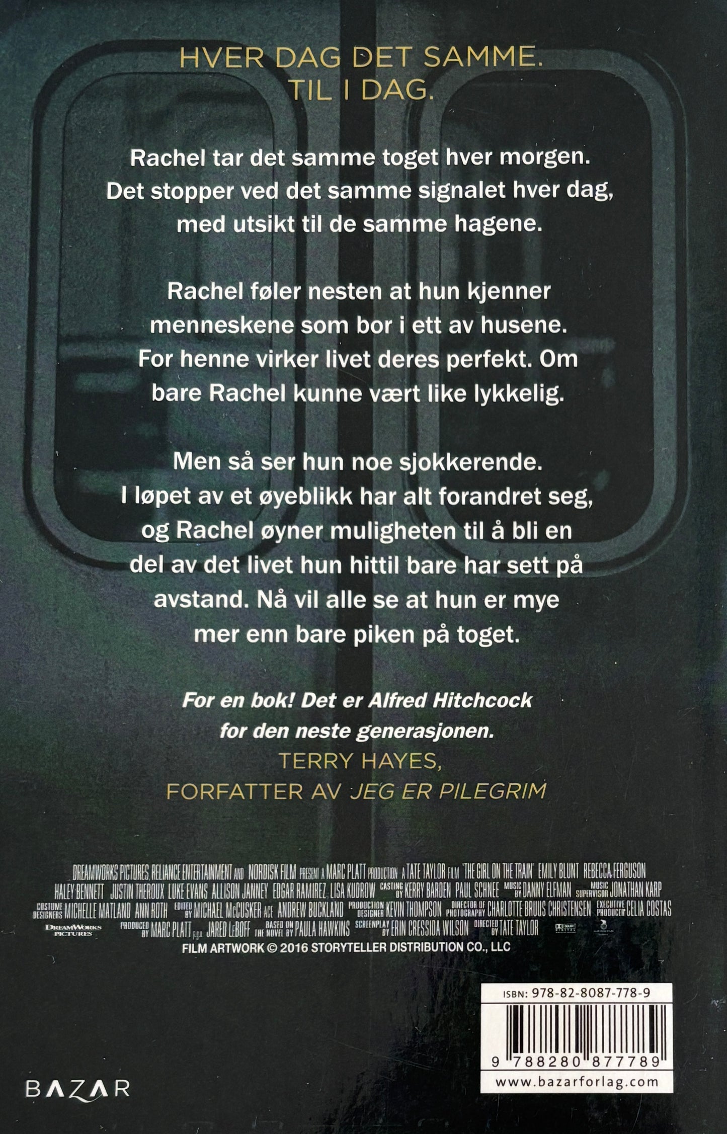 Hawkins, Paula: Piken på toget