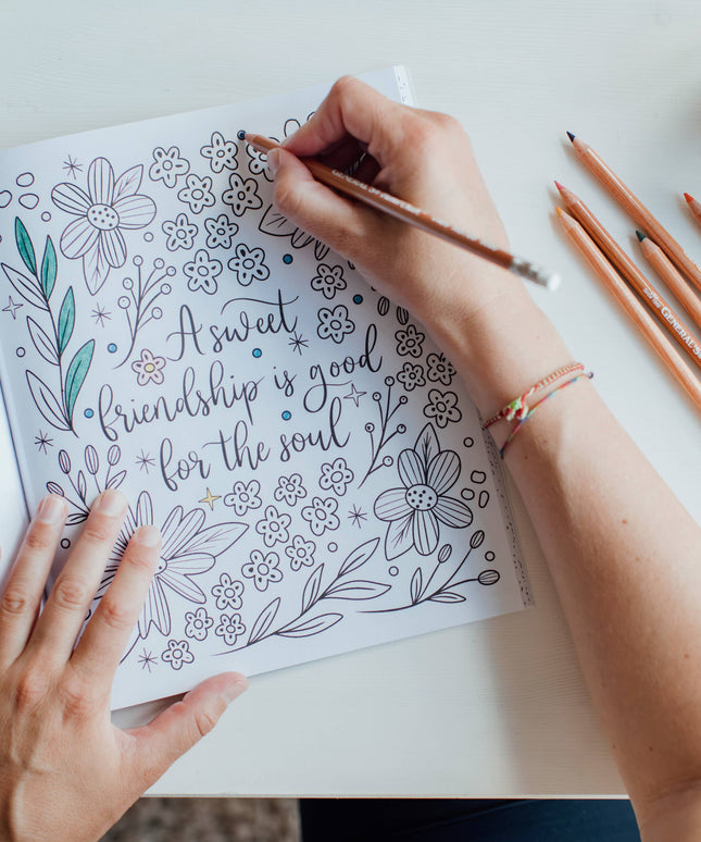 Coloring Faith: A Christian Coloring Book for Women | Kristen Fargeleggingsbok for Voksne