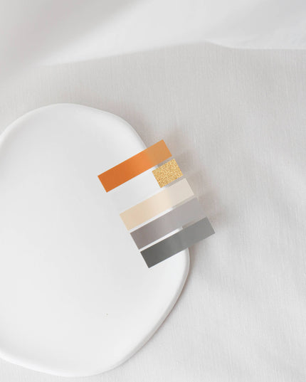 Golden Autumn Glow Sidemarkører | Selvklebende notislapper | Klistrelapper