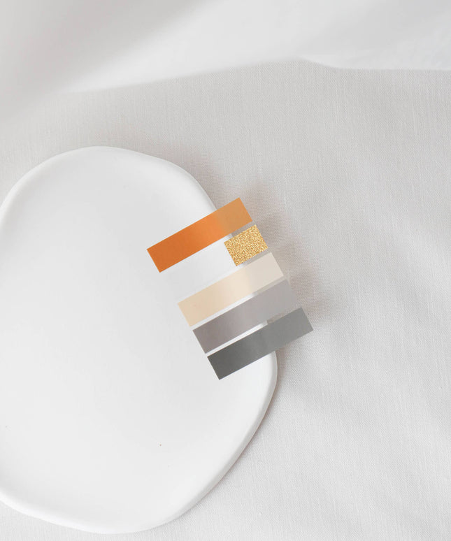 Golden Autumn Glow Sidemarkører | Selvklebende notislapper | Klistrelapper