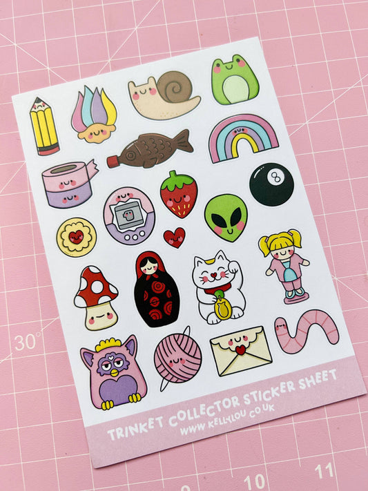 Trinket Collector Planner Sticker Sheet