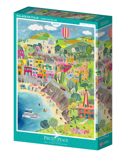 Puslespill 2000 Brikker | Stroll in Italy