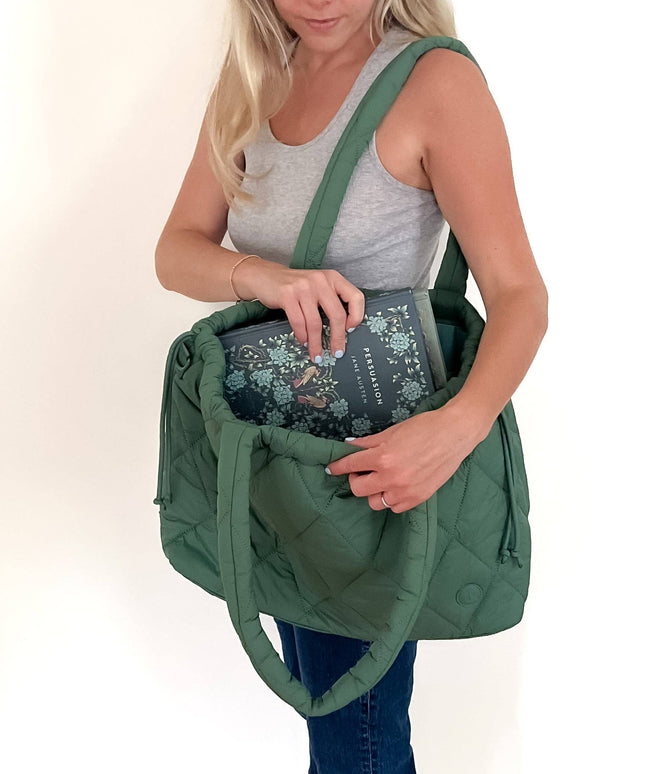 The Bookish Tote: Green