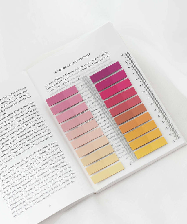 Blush Petal | Gjennomskinnelige Sticky Notes | Ordinate klistrelapper | Selvklebende notislapper | Sidemarkører | Indeksfaner