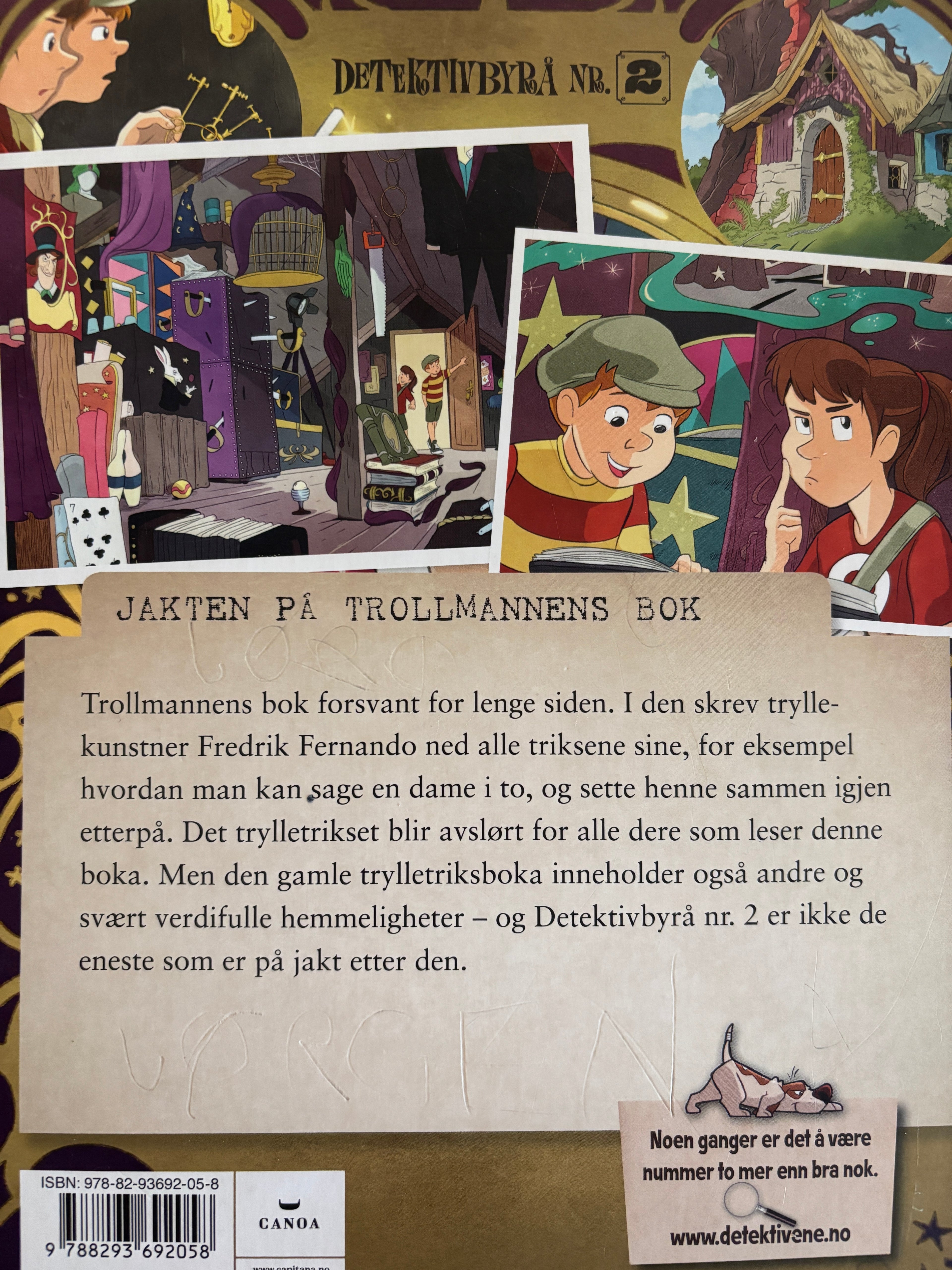 Horst, Jørn Lier: Detektivbyrå nr 2: Jakten på trollmannens bok