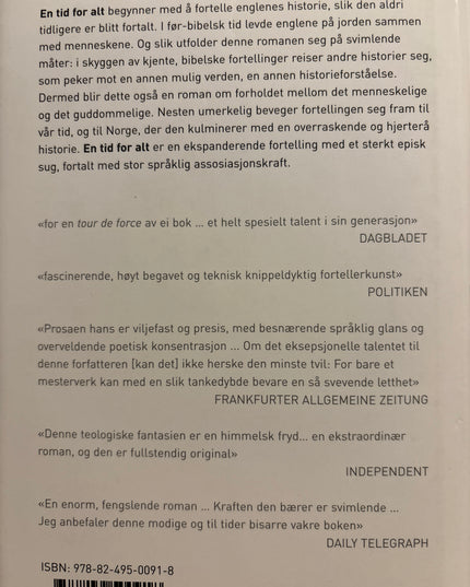 En tid for alt - Karl Ove Knausgård (innbundet)