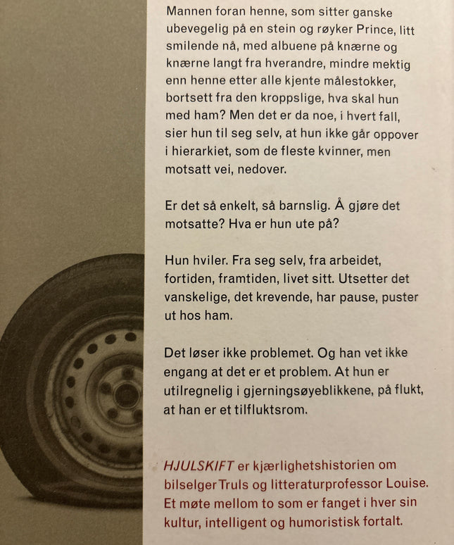 Hjorth, Vigdis: Hjulskift