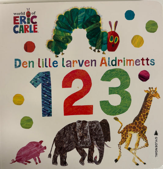 Carle, Eric: Den lille larven Aldrimetts 123