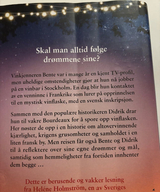 Holmstrøm, Helene: Å danse i mørket