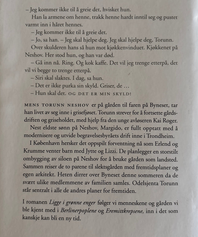 Ragde, Anne B: Ligge i grønne enger