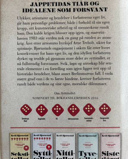 Bjørnstad, Kjetil: Åttitallet