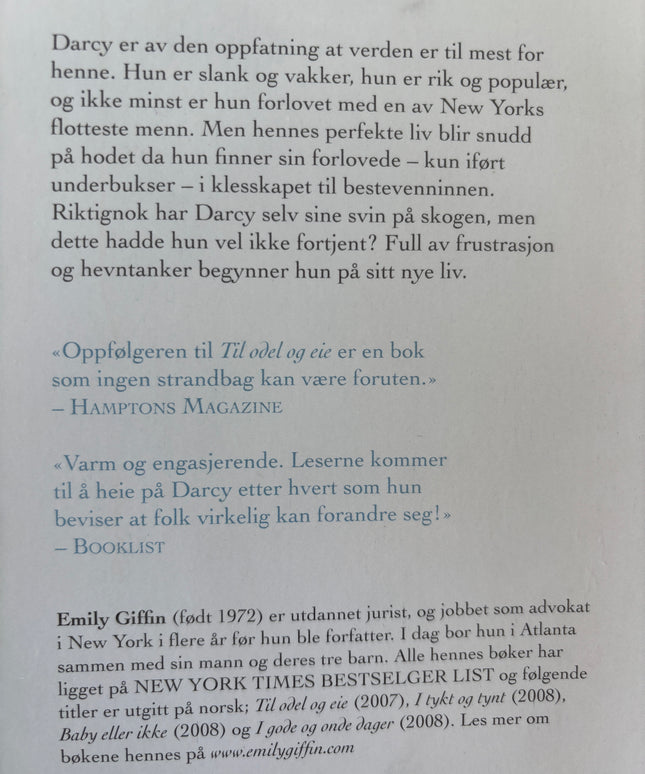 Griffin, Emily: I tykt og tynt