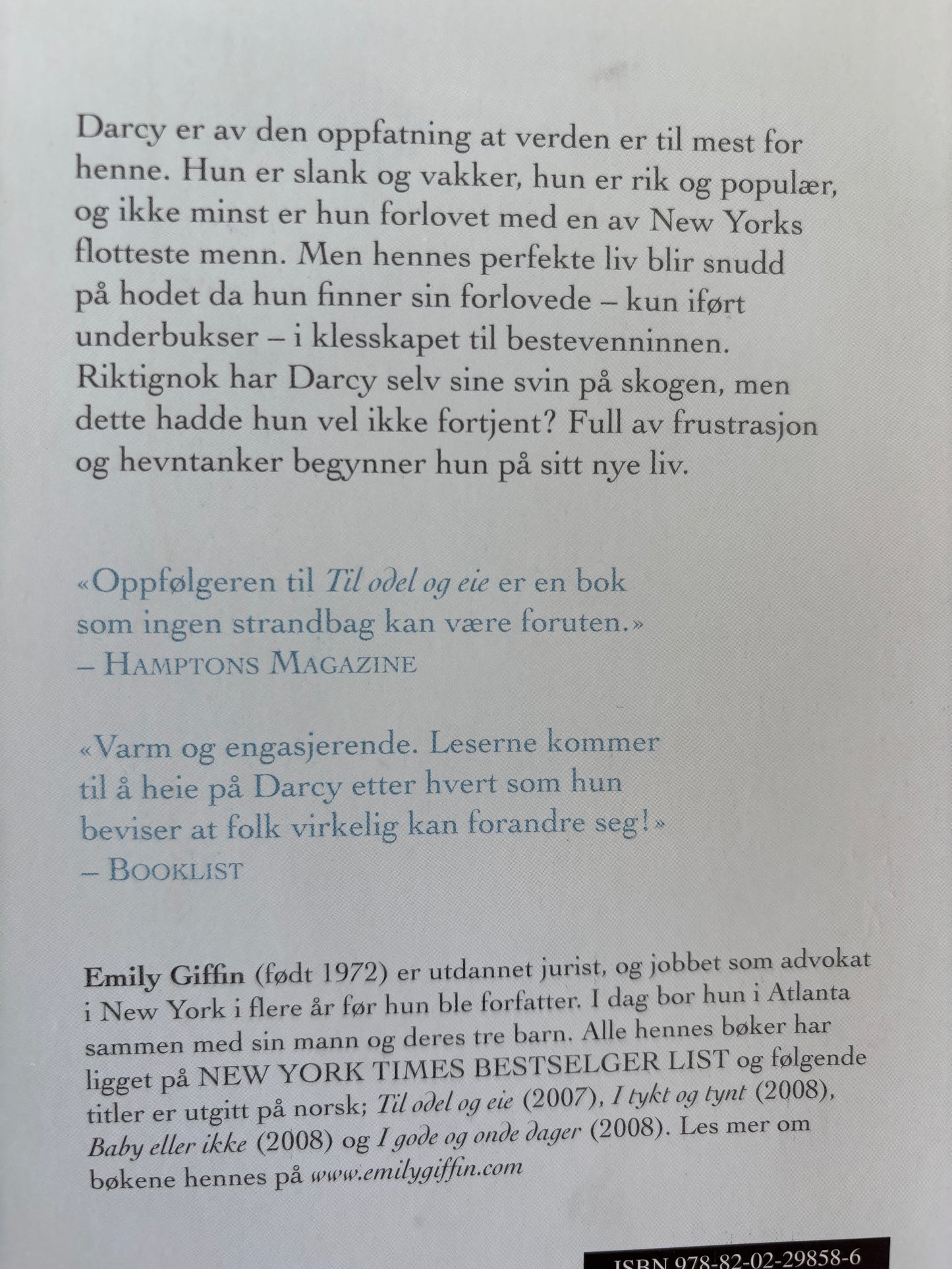 Griffin, Emily: I tykt og tynt