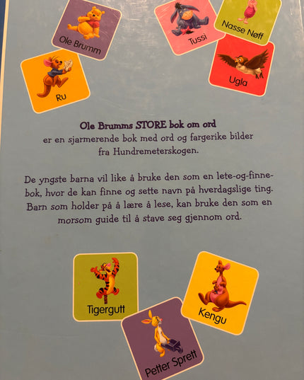 Disney - Ole Brumms store bok om ord